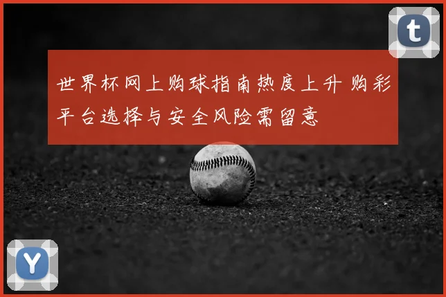 世界杯网上购球指南热度上升 购彩平台选择与安全风险需留意